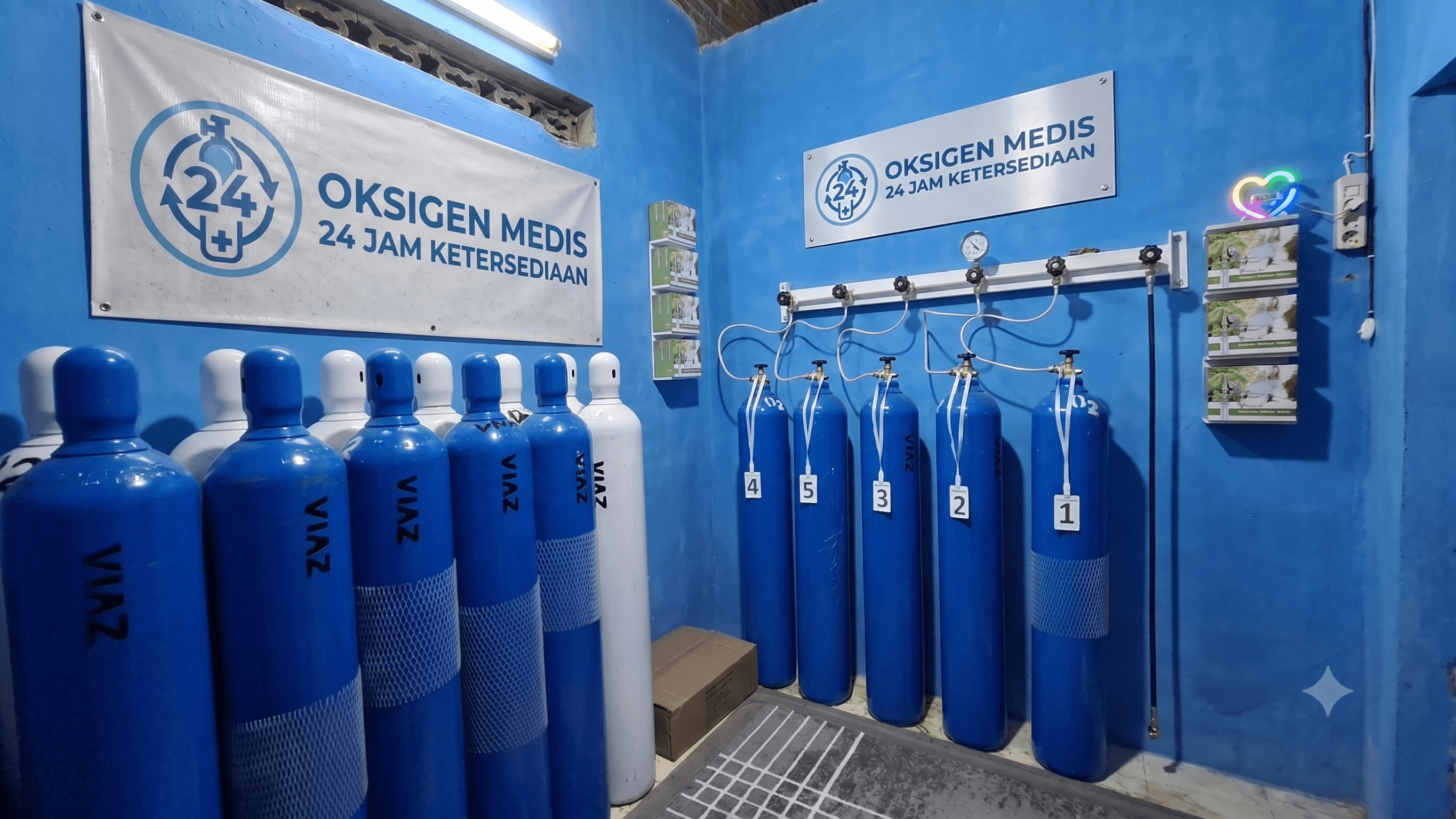 Kantor Operasional Oksigen Medis 24 Jam